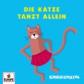 Die Katze tanzt allein, tanzt allein auf einem Bein