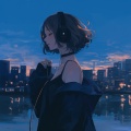 夜散歩娘 - 上板の夜散歩
