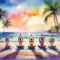 Frecuencias sagradas del solfeo、Musica Relajante & Yoga、Ondas Cerebrales Colectivas - Sintonía Profunda Y Tranquila Para Yoga