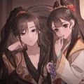 懵懵懵吖、秋风_画扇 - 眉南边