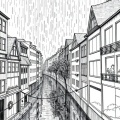 Mayo - city rain