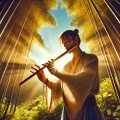 songhatiger - In a sunlit bamboo forest