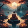 Ondas De Luz、Fuente binaural、De Mentes y Amantes - Vibraciones De Meditación En Calma Y Atención Plena