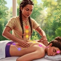 Massagem Holística dos Chakras: Ambiente Zen Tibetano para Alinhamento e Paz Interior