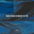 沈知南 - 我给你最后的爱是不打扰