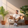 Moderno Musica Relajante de Guitarra、Tiempo de relajación natural、Sonidos de agua y río - Comodidad De Guitarra Lenta