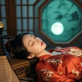 深度睡眠:中华松涛枕月眠
