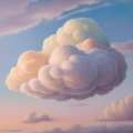 クリームのような雲の夢