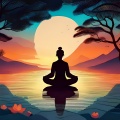 Energía Espiritual Meditativa、Tormentas bálticas、Sonidos naturales - Sonidos Relajantes Para Meditar De Noche