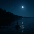 1 Coastal Night: Liquid Horizons