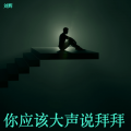 你应该大声说拜拜