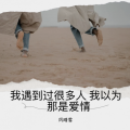 凤晴雪 - 我遇到过很多人 我以为那是爱情