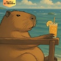 vibing on a sunny beach
