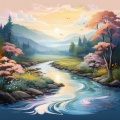Background Relaxing Vibes、Melatonin Release、Nature Sounds Research - The Beat Of Morning's First Light