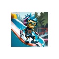LoFi Robot - water slide