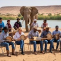 THE ELEPHANT WITH BIG TUSKS TUAREG-ISH BLUES ROCK