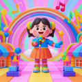 小公主儿歌 - 0-4岁中文儿童启蒙磨耳朵金曲系列 国外知名画家