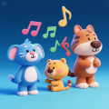 快乐宝贝儿歌 - 动物世界儿歌《满月蛤亚科》科普百科儿童歌曲