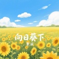 景深 - 向日葵下