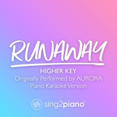 runawayhigherkeyoriginallyperformedbyaurorapianokaraokeversion