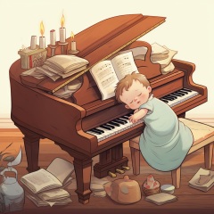 母亲怀抱·宝宝嘘声羊水哄睡+心跳+温柔钢琴版