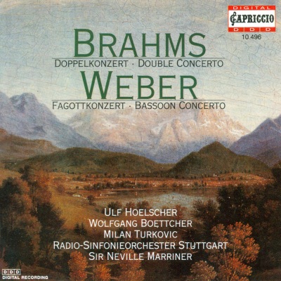 WEBER, C.M. von: Bassoon Concerto, Op. 75 / Andante e Rondo ungarese / BRAHMS, J.: Double Concerto, Op. 102 (Turkovic, Hoelscher, Boettcher)