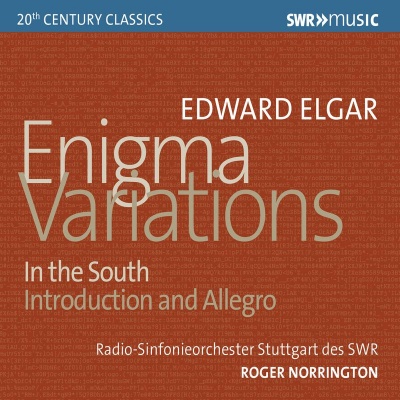 ELGAR, E.: Enigma Variations / In the South / Introduction and Allegro (Stuttgart Radio Symphony, Norrington)