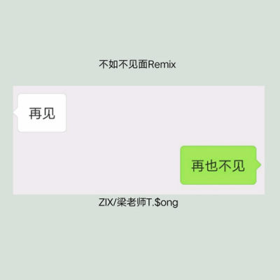 不如不见面 (Remix)