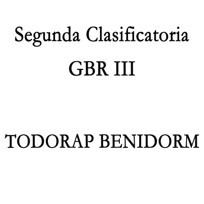 Segunda Clasiificatoria GBR III (Explicit)