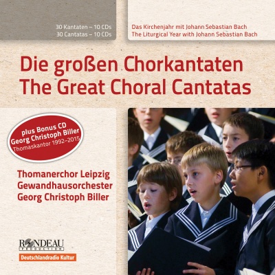 BACH, J.S.: Great Choral Cantatas (The) [Leipzig St. Thomas Choir, Gewandhaus Orchestra, Biller]