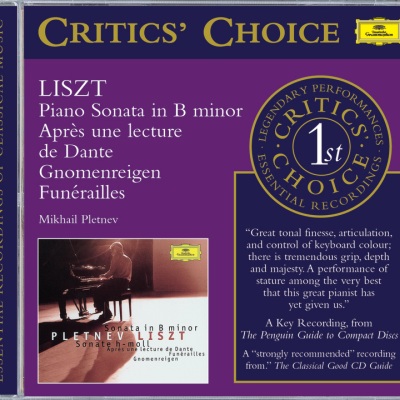 Liszt: Piano Sonata in B Minor / Après une lecture de Dante / Funérailles / Gnomenreigen