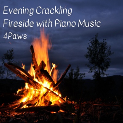 4paws: Evening Crackling Fireside with Piano Music