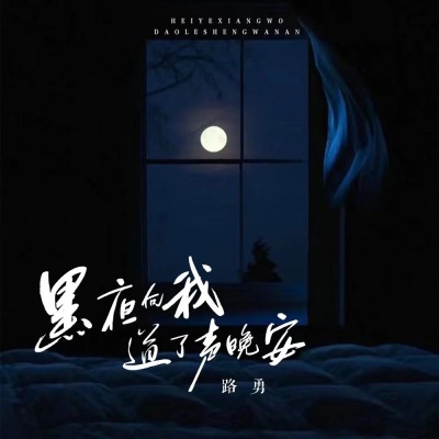 黑夜向我道了声晚安