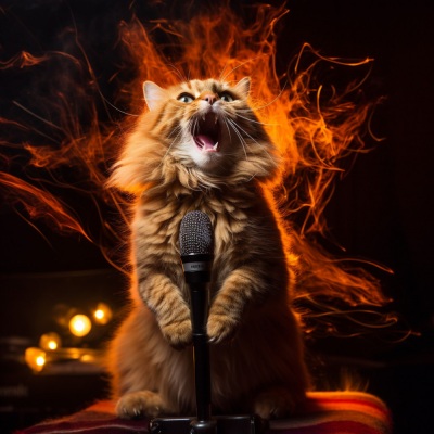 Cats Fire: Purring Flame Melody