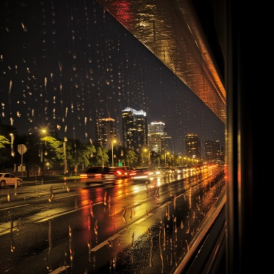 Gotas De Lluvia Tranquilas: Concentración Consciente En El Abrazo De La Lluvia