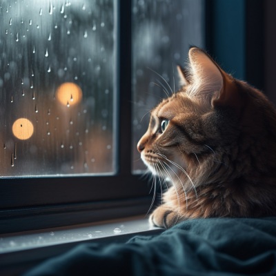 Música Y Lluvia Para Mascotas Felices: Patas Y Melodías