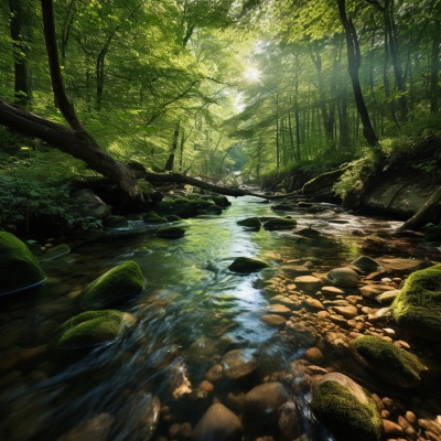 Arroyo Binaural: Sinfonía De Agua Fluyente