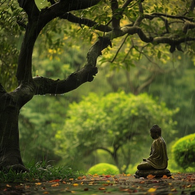 El Zen De La Lluvia: Sonidos Tranquilos Para La Meditación