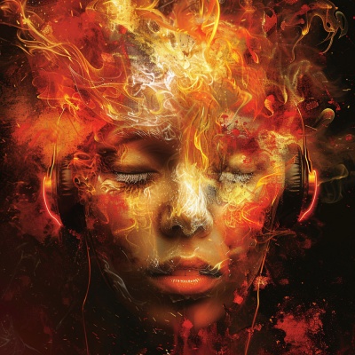 Fire's Binaural Retreat: Relaxation Harmonics