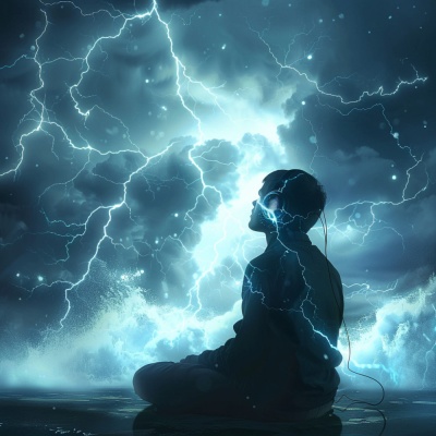 Thunder's Resonance: Relaxing Sound Journey