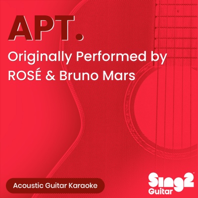 APT. (Originally Performed by ROSÉ & Bruno Mars) (Acoustic Guitar Karaoke)