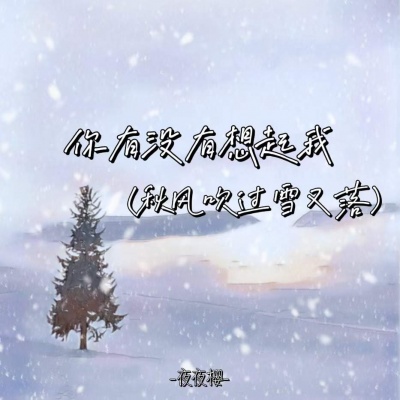 你有没有想起我 (秋风吹过雪又落)