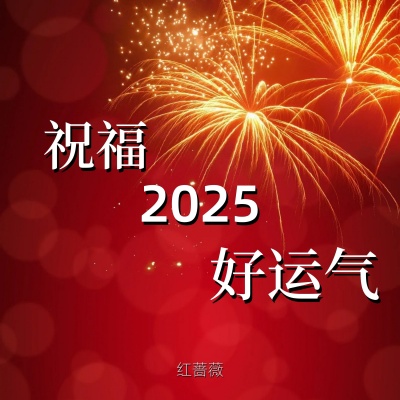 祝福2025好运气