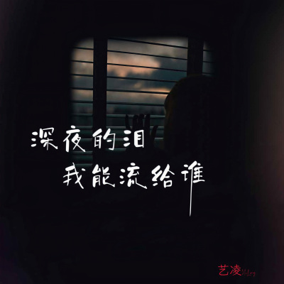 深夜的泪我能流给谁