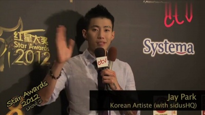 Jay Park - Star Awards 2012 采访 CUT