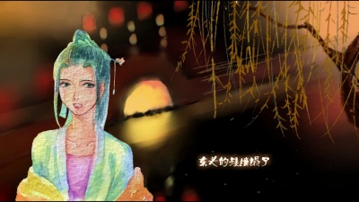 鹿予、引月兮、初夏小溪、夜雨幽寒 - 江湖秋水多