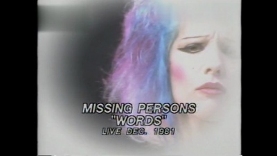 missing persons - Words