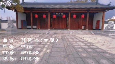 谢海清 - 琵琶语(古琴)：一世清幽，能弹奏几世繁华！