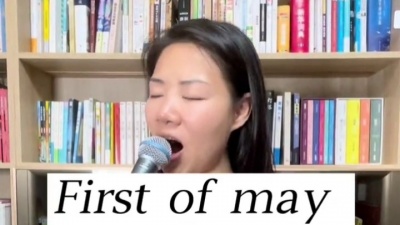 苍口小梨涡 - First of May 被翻唱多次，仍最爱Sarah Brightman #电影原声音乐 #经典英文歌 #英文经典老歌
