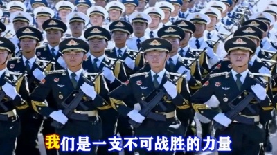 萧民制作 - 中国人明解放军进行曲》音乐版